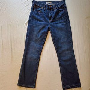 Madewell Edition F6282, Cali Demi-Boot Jeans, Destructed-Hem, Women's 27